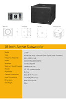 Sistema de Altavoces Line Array Dual de 8 Pulgadas al por Mayor + Subwoofer Activo de 18 Pulgadas, Equipo de Sonido Profesional para Iglesias