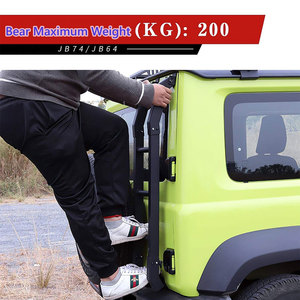 Échelle de hayon intégrée Ambull Factory Wholesale pour <span class=keywords><strong>Suzuki</strong></span> Jimny Sierra JB64 JB74 2019-2024, échelle tout-terrain - Product Image 3