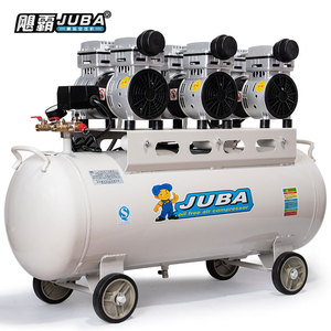 JUBA Hurricane 800WX3 Oil-Free Air Compressor 1380 RPM Piston Type For Home Woodworking Painting Dental Use - Product Image 2