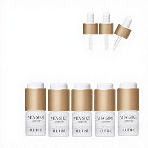 Ampolla Líquida Iluminadora y Blanqueadora con Vitamina C Estabilizada y Ácido Hialurónico, Tratamiento para Manchas Oscuras, Cuidado Facial, Absorción Rápida - Product Image 1