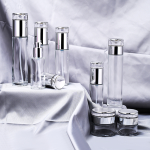 ชุดขวดแก้วสำหรับใส่ครีมบำรุงผิว30ก. 50ก. 120มล. ขวดครีมบำรุงผมแชมพูบอดี้โลชั่นบำรุงผิว - Product Image 1