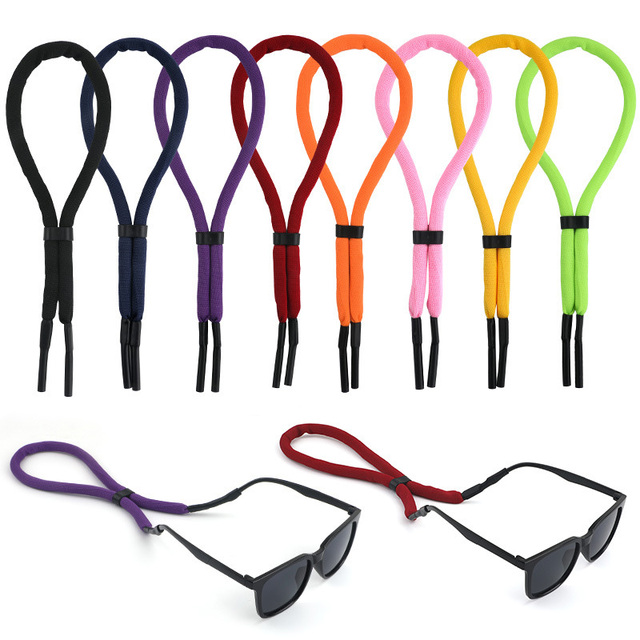 Custom Eyeglasses String Holder Strap Chain Necklace Rope-Sports Sunglasses Strap Cord Lanyard-Adjustable Eyewear Retainer