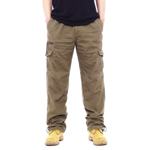 <span class=keywords><strong>Pantalon</strong></span> cargo décontracté pour <span class=keywords><strong>homme</strong></span> <span class=keywords><strong>avec</strong></span> <span class=keywords><strong>taille</strong></span> élastique jambe cordon multi-poches portable pour l'extérieur pour la mode quotidienne de la rue vente en gros - Product Image 3