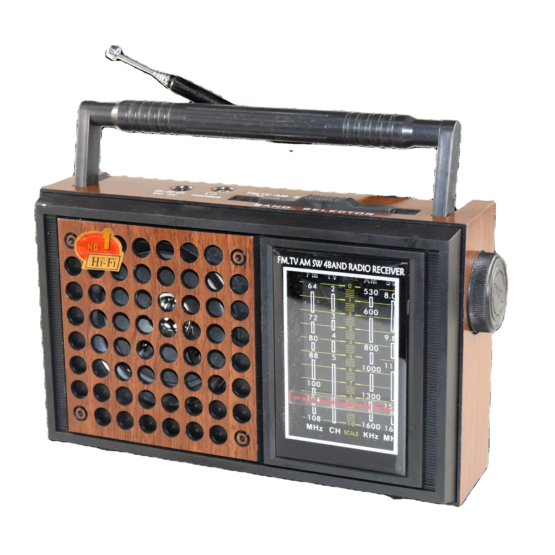 Penjualan langsung pabrik OEM Radio Retro model Klasik FM AM SW penerima Radio rumah portabel