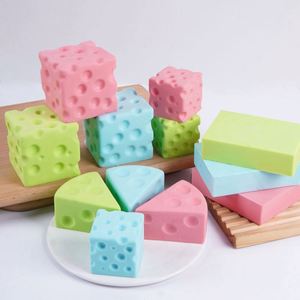 Nouveau Jouet Sensoriel Squishy Mini Bloc de Fromage 2026 – Jouet Anti-Stress Souple et Rétractable pour Enfants - Product Image 5