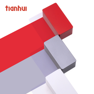 Tianhui <strong>Simple</strong> Wilte-off Rectangle Metal Box Small Tea Tin Box for Tea Snack Storage - Product Image 5