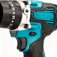 Perceuse à percussion sans fil 10 mm, moteur sans balais lithium-ion 21 V, tournevis électrique multifonction de type pistolet, rechargeable