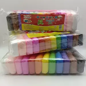 12 màu sắc siêu mềm siêu ánh sáng màu không khí khô playdough mô hình tự làm trẻ em của giáo dục sớm Đồ chơi trẻ em Quà tặng đất sét cho bé