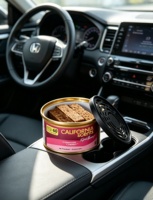 Désodorisant solide en aluminium et bois à évaporation naturelle pour la maison et la voiture, idéal pour la console centrale