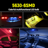 T10 194 168 W5W 5630 Auto-LED-Innenlampen fehlerfrei seitliches Keillicht Led-Lichter für Auto T10 Canbus-Zubehör Auto