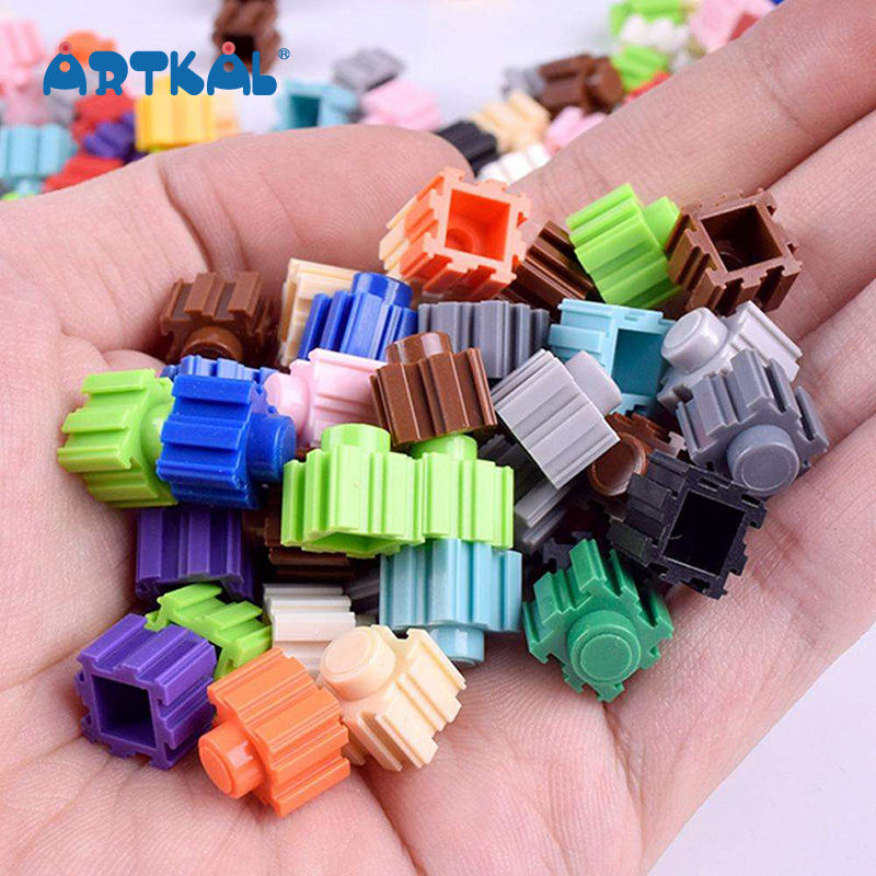 Micro Block Size High Cost-Effective Micro Blocks Swan Stone Castle Magic Mini Waterfall ...