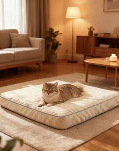 Wasbaar Huisdierenvezelmatras, Anti-Urine En Anti-Vuil, Honden-En Kattenrustkussen - Product Image 6