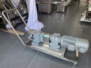 Bomba de rotor de leva sanitaria de acero inoxidable HONEMIX, bomba de lóbulos rotativos de grado alimenticio para transferencia de alta viscosidad PM - Product Image 2