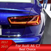 Feux de voiture pour A6 2012-2015 A6L S6 C7 – Ensemble de feux arrière LED pour mise à niveau, clignotants haute performance, accessoires d'outillage