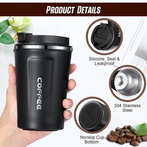 CORPEG Stainless Steel Tumbler 380ml 510ml Vacuum <b>Insulated</b> Leakproof Lid Coffee Mug Travel <b>Cup</b> BPA Free Portable - Product Image 6