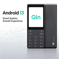 Teléfono Android QIN J36 de 2.8 Pulgadas con 4G LTE, Pantalla Táctil, Teclado, Android 13, Google Play, Batería de 2600 mAh, Cámara Opcional