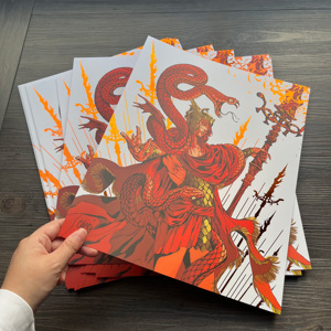 Cartes d'art imprimées personnalisées avec estampage à chaud - Cartes d'art imprimées grand format, cartes postales pour la décoration et les cadeaux - Product Image 2