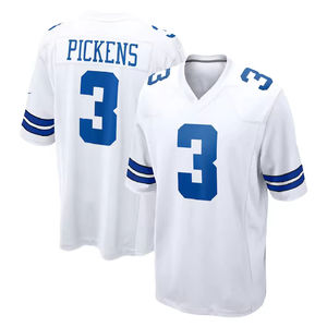 2025 новые сшитые американские футбольные майки Dallas 3 Pickens 15 Elliott 4 Prescott 88 ягненка 11 Parsons 7 Diggs 20 Pollard - Product Image 6