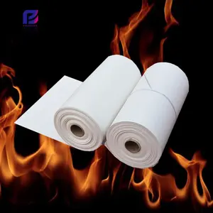 1260 ceramic fiber paper 0.5 1mm 3mm 6mm thick thermal heat insulation gasket aluminum silicate paper roll for refractory