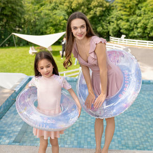 Flotador Inflable Xiaolu con Diseño <span class=keywords><strong>de</strong></span> <span class=keywords><strong>Castillo</strong></span> <span class=keywords><strong>de</strong></span> Lentejuelas, para Adultos, Unisex, para Piscina o Parque Acuático, PVC <span class=keywords><strong>de</strong></span> 0.18mm - Product Image 2
