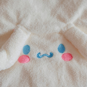 <span class=keywords><strong>Asciugamano</strong></span> da <span class=keywords><strong>Doccia</strong></span> in Pile Corallo a Forma di Cartone Animato con Orecchie 3D per Lavaggio Viso Uso Domestico - Product Image 4