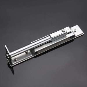 Verrous de porte antivol en acier inoxydable de 6 et 8 pouces, accessoires de fenêtre dissimulés en haut et en bas avec dents - Product Image 3