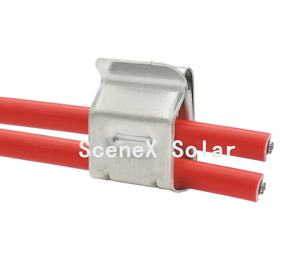 Soporte de cables de acero inoxidable Smart Energy con garantía de 12 años para luces de Navidad, cámaras de salpicadero de coche, Ethernet, resistente al viento (60 m/s) y a la nieve - Product Image 1