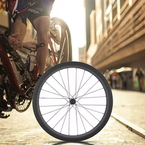 Roues de vélo de <span class=keywords><strong>course</strong></span> en carbone 20x30 <span class=keywords><strong>pouces</strong></span>, profondeur de jante <span class=keywords><strong>28</strong></span>-73 mm, 24 rayons, frein à disque tubeless, <span class=keywords><strong>roue</strong></span> fermée, vélo de route, cyclisme - Product Image 5