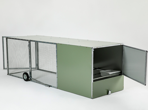 <span class=keywords><strong>Poulailler</strong></span> mobile portable galvanisé anti-renards avec roues pour jardin - Product Image 2