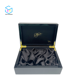 Personnalisé noir piano laque <span class=keywords><strong>en</strong></span> <span class=keywords><strong>bois</strong></span> boîte de parfum conception faire - Product Image 1