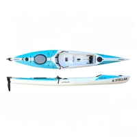 Kayak Ergonomique Stellar à Siège Ouvert, Stable, pour la Récréation, le Tourisme et l'Exploration Côtière, Kayak de Sport