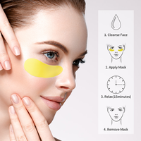 Patch pour les yeux anti-rides réutilisable, non absorbant, ultra fin, en silicone de qualité médicale, plusieurs formes et couleurs, respectueux de la peau, sans colle