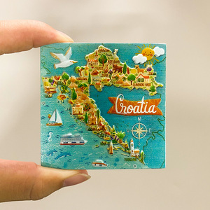 Aimants <span class=keywords><strong>de</strong></span> réfrigérateur en résine 3D Italie <span class=keywords><strong>Rome</strong></span>, souvenirs italiens emblématiques pour cadeaux <span class=keywords><strong>de</strong></span> voyage - Product Image 5