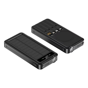 Batterie Externe Portable Solaire 10000mAh avec <span class=keywords><strong>Torche</strong></span> LED Étanche, Port Type-C, Charge Rapide et Magnétique – Vente en Gros - Product Image 4