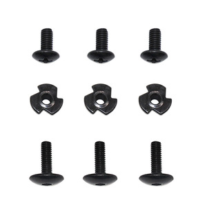 Kit de 12 Piezas de Fijación Rápida con Tornillos de Liberación Rápida, Ligero y Duradero, de Aleación con Óxido Negro, para Montaje de Herramientas de Bricolaje en Exteriores, Directo de Fábrica - Product Image 1