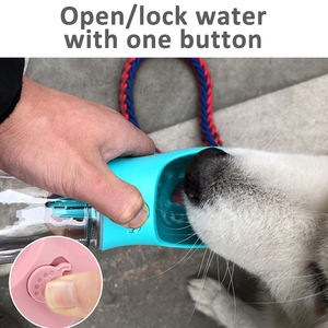 Üretici sızdırmaz Pet yavru besleme su şişeleri 350Ml 550Ml seyahat taşınabilir köpek içme suyu şişesi ile taşıma askısı - Product Image 2