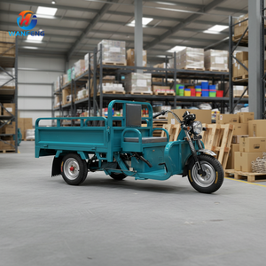 Triciclo Elettrico da Carico per Adulti, Veicolo <span class=keywords><strong>a</strong></span> <span class=keywords><strong>Tre</strong></span> Ruote per Uso in Magazzini e Cantieri - Product Image 2