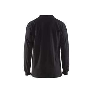 BLAKLADER - 337417419900S <b>Flame</b> resistant polo <b>shirt</b> Black - EAN 7330509891209 <b>FLAME</b> RESISTANT WORKWEAR - Product Image 2
