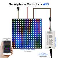 ESann iOS Android App télécommande sans fil DC 5V 12V 24V SP108E bande Led Pixel Led contrôleur WIFI numérique