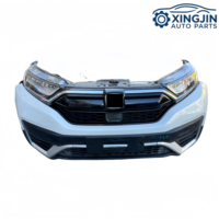 Kit carrosserie complet pour Honda CRV hybride 2020-2022 : pare-chocs, calandre, ventilateur de radiateur, phares LED, feux antibrouillard, capot moteur, garde-boue