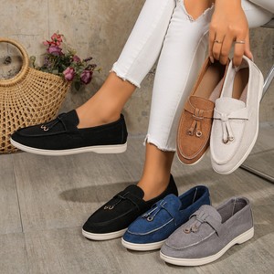 <span class=keywords><strong>Scarpe</strong></span> Slip-on in Camoscio di Alta Qualità per <span class=keywords><strong>Donna</strong></span>, Stile Europeo e Americano, Taglia Grande <span class=keywords><strong>43</strong></span>, Autunno, Tempo Libero - Product Image 1