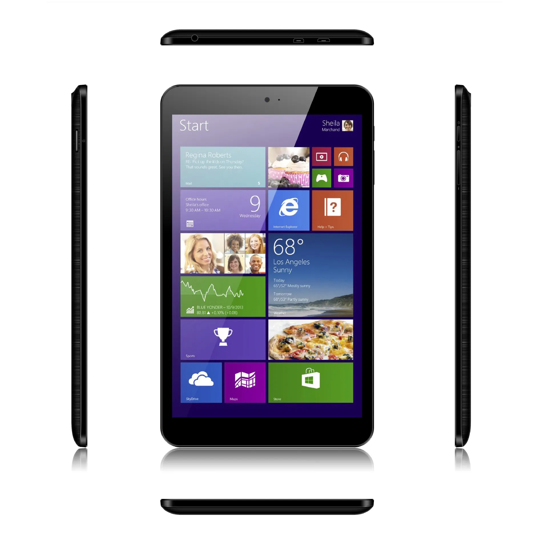 Tablet 2 em 1, tel tablet pc 8 polegadas 10.1 polegadas dz8350 quad-core 1280*800 ips windows s 10 os