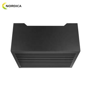 Capot extérieur de climatiseur anti-grêle noir couvercle de <span class=keywords><strong>pompe</strong></span> à <span class=keywords><strong>chaleur</strong></span> métal alliage d'aluminium climatiseur unité externe housse de protection - Product Image 5