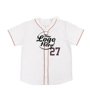 Cardigan imprimé personnalisé à simple boutonnage, style maillot de baseball américain, pour homme adulte, séchage rapide, respirant, en maille, vêtement de sport - Product Image 1