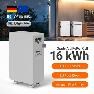Système de stockage d'énergie domestique solaire tout-en-un 8000 Life avec batterie LiFePO4, rack 48V 100Ah 200Ah 300Ah avec BMS Bluetooth - Product Image 1