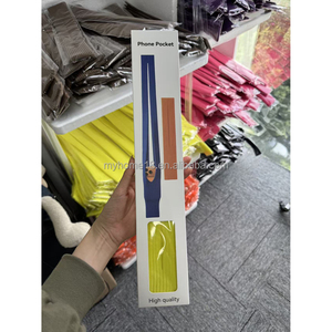 Une pochette <span class=keywords><strong>pour</strong></span> iPhone avec boîte, sangle longue et sangle courte, chaussettes <span class=keywords><strong>pour</strong></span> iPhone, sac de téléphone orange et violet <span class=keywords><strong>pour</strong></span> Apple Pocket - Product Image 2