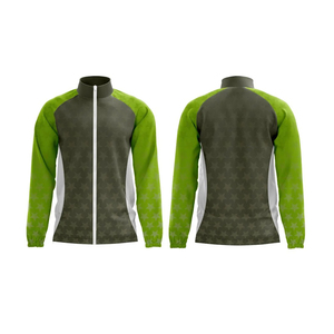 Chaqueta de entrenamiento con estampado de estrellas para hombre, chaqueta deportiva con cremallera completa, cuello alto, cortavientos deportivo ligero, ropa exterior - Product Image 2