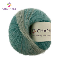 15% Wool 85% Acrylic Good Quality Sprayed Yarn with Colorful Colors Hand Knitting 50g Ball Knitting Yarn