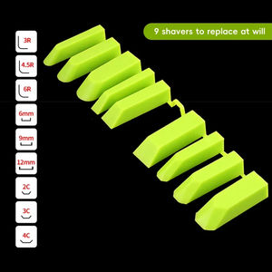 Kit d'outils de réparation et de finition en plastique pour colle à verre, racloir d'angle, applicateur de mastic pour carrelage céramique, joints de salle de bain, baignoire et évier de cuisine - Product Image 6