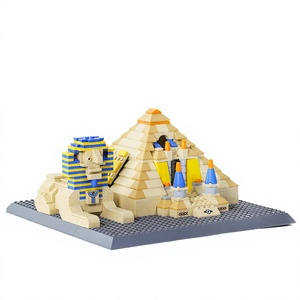BEBRICKS WANGE 4210 Set Educativo di Blocchi da Costruzione in Plastica ABS della Grande Piramide di <span class=keywords><strong>Giza</strong></span> per Bambini - Product Image 3